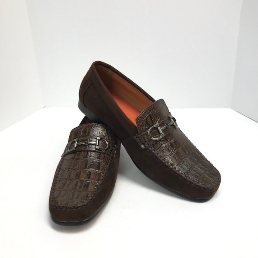 Men's Antonio Cerrelli Brown Loafers Size 8.5